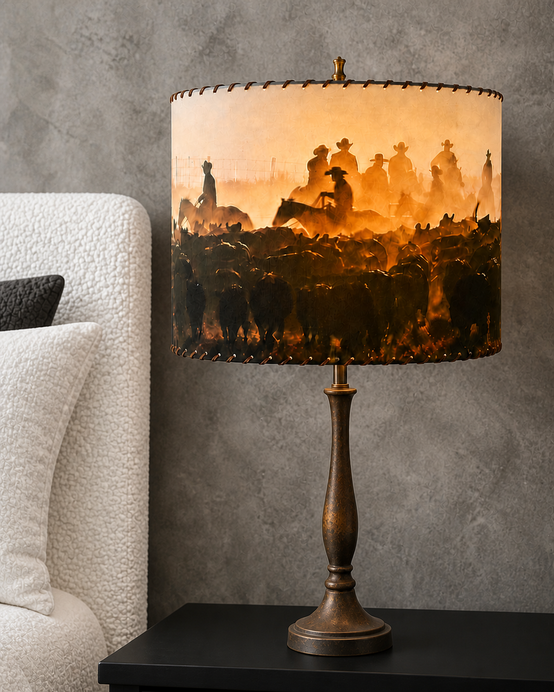 Where the Dust Settles Lampshade